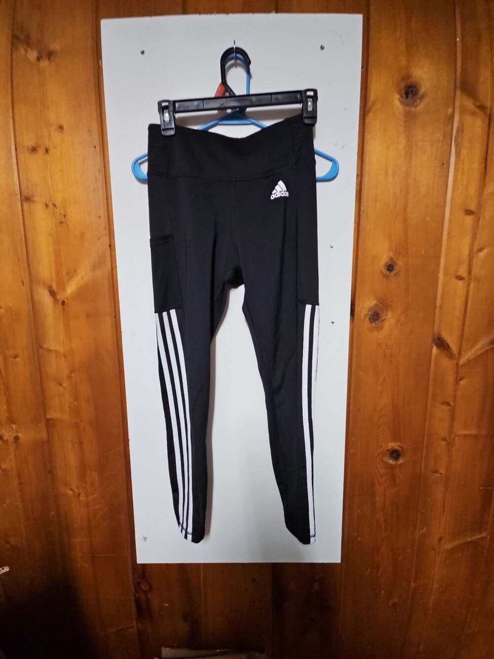(535) Adidas Leggings Size S Black Aeroready